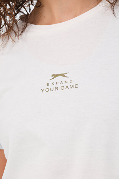 Slazenger Γυναικείο μπλουζάκι VIRAJ σε χρώμα εκρού