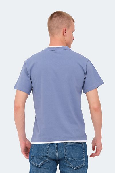 Slazenger Μπλε ανδρικό μπλουζάκι VRENI