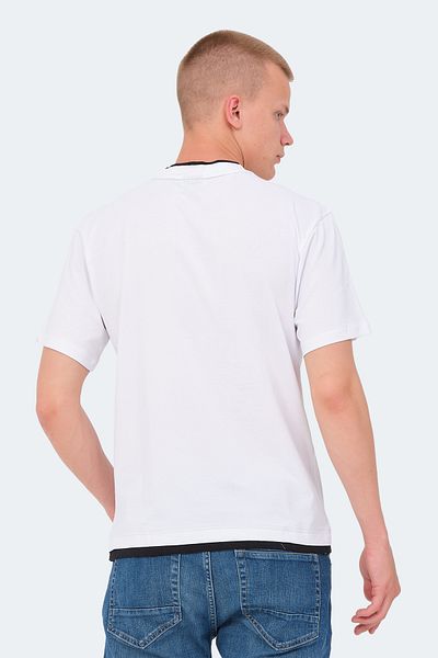 Slazenger Λευκό ανδρικό μπλουζάκι VRENI
