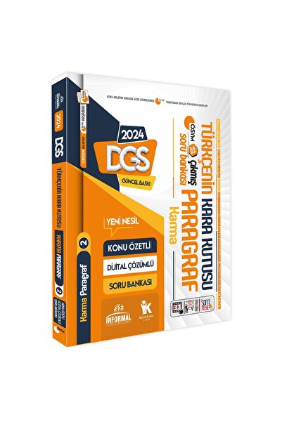 Karakutu Yayınları Dgs Türkçenin Kara Kutusu Karma Paragraf 2 Konu Özetli D. ...