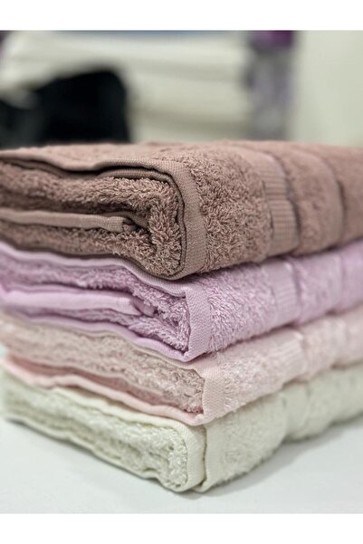 Deneme Zamanı THICK TOWEL HAND FACE TOWEL 210 GR 50X90 4 PIECES IN PVC PACKAGING
