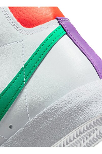Nike Beyaz - Mor Kadın Lifestyle Ayakkabı CZ1055-123 W BLAZER MID '77