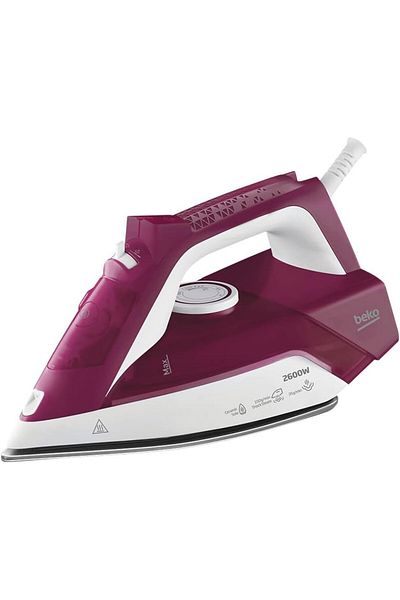Beko Steam Iron Ceramic soleplate, Steam pools, knob, Anti-Drip, Self-Clean, Vertical Steam SIM3126R