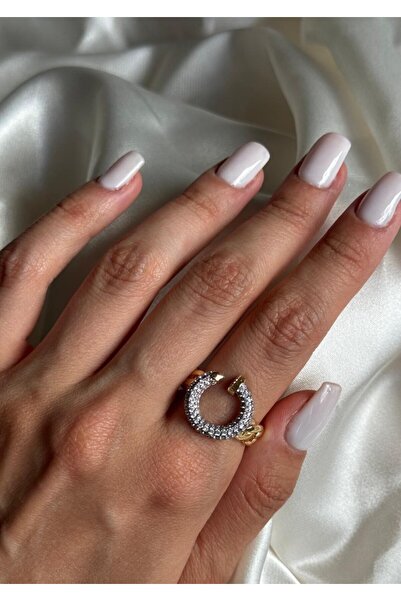 Bubbleatelier Daire taşlı yüzük