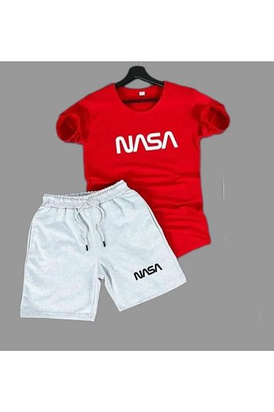 zeag NASA Printed Shorts and T-shirt Set