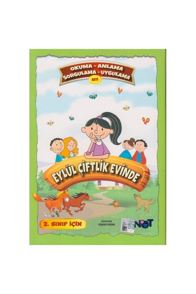 Binot Yayınları Eylül Çiftlik Evinde Okuma Anlama Sorgulama Uygulama Seti 2. Sınıf (12 KİTAP) -