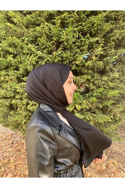 Silk Pearl Diamond Shawl Black