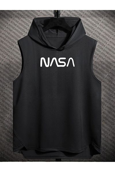 aynewmoda Тениска NASA Baskl Oversize 0 Kol