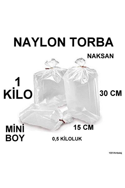 Genel Markalar 1.kalite Naylon Torba 15x30 cm (500 GRAMLIK) Bakkaliye Torbası...