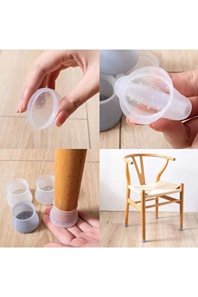 klasik yaşam Table Chair Furniture Leg Protector Silicone Case Noise Absorbin...
