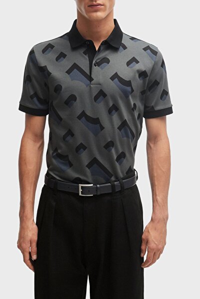 BOSS Streç Pamuklu Regular Fit Polo Yaka T Shirt Erkek POLO YAKA T SHİRT 5050...