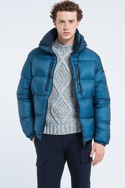 PAUL&SHARK Men's Brand Legolu Navy Blue Coat12312150-431