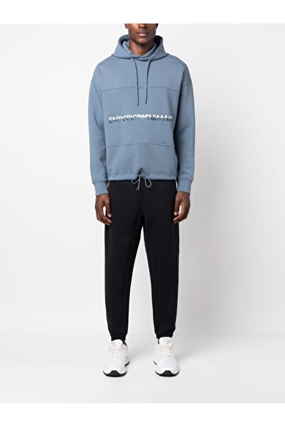 Emporio Armani Erkek Cep Detaylı Pamuklu Günlük Kullanım 09B2 Sweatshirt 6R1MCM 1JHSZ-09B2