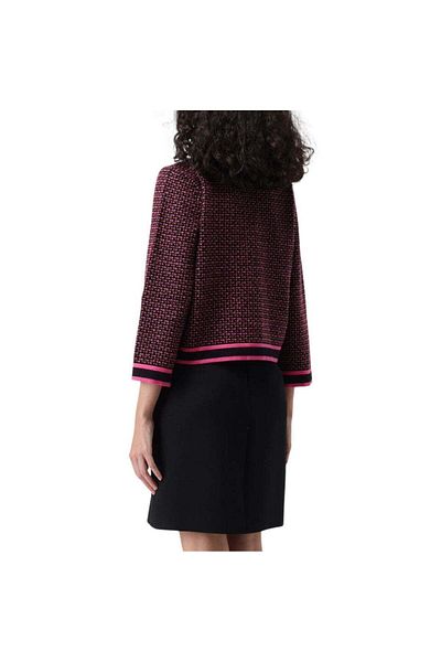 Liu Jo Women's Cotton Brand Logo Pink Sweater