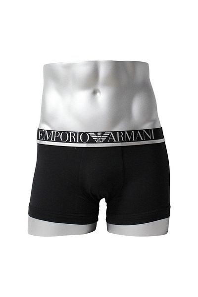 Emporio Armani Men's Brand Black Boxers with Lego and Elastic Waist111389 1a511-black