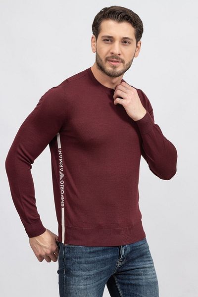 Emporio Armani Мъжки червен пуловер 6л1мхв 1мıvz-0397