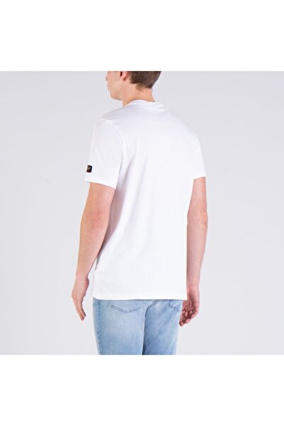 PAUL&SHARK Ανδρικό πλεκτό μπλουζάκι C.w. Βαμβάκι