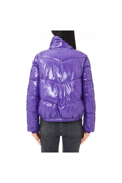 Liu Jo Women's Waterproof Stand Collar Puffer Purple Jacket MF3066T3173-83838