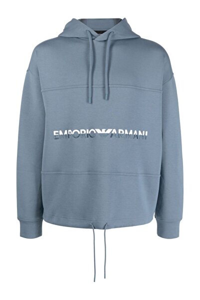 Emporio Armani Erkek Cep Detaylı Pamuklu Günlük Kullanım 09B2 Sweatshirt 6R1MCM 1JHSZ-09B2