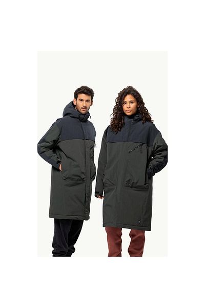 Jack Wolfskin Heumarkt 2l Parka Unisex Khaki Coat1116161-6502