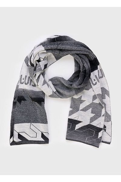 Liu Jo Women's Patterned Standard Size Daily Use White-Black Shawl & Scarf & Scarf 2F3026M0300-OOO54