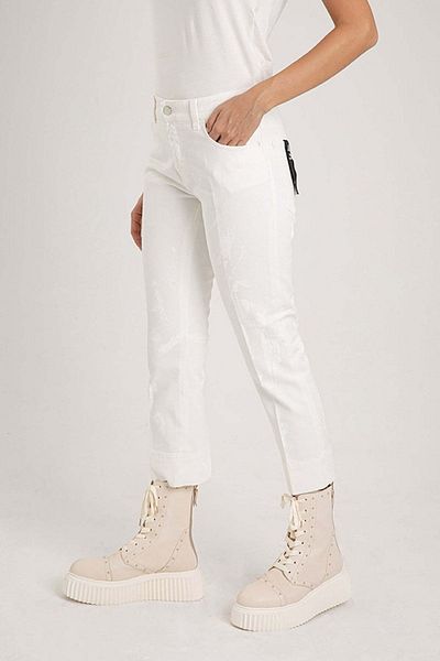 Emporio Armani Women's Regular Fit Normal Waist White Jeans 3h2j45 2n4rz-101