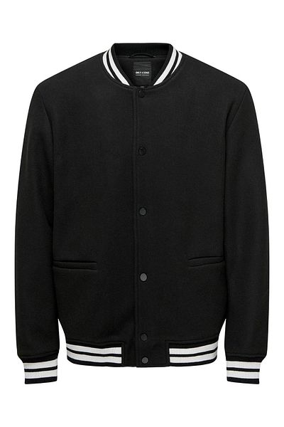 Only & Sons 22025212   Ανδρικό παλτό Only&Sons Μαύρο