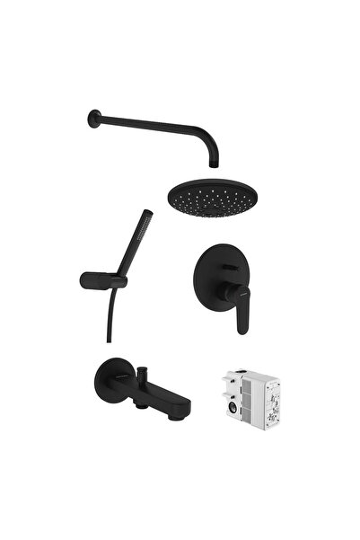 Artema Root Round Ankastre Banyo seti Bliss 2F, Origin 1F A4929536 Mat Siyah