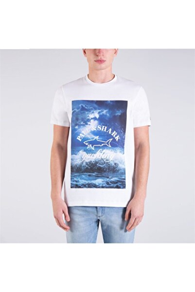 PAUL&SHARK Ανδρικό πλεκτό μπλουζάκι C.w. Βαμβάκι