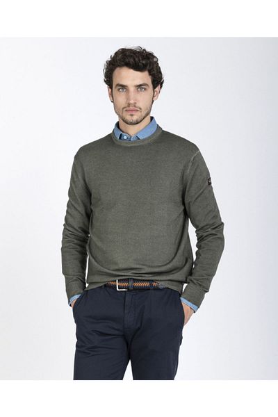 PAUL&SHARK Men's Knitted Roundneck C.W.Wool Sweater