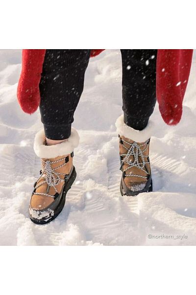 EMU Blurred Women's Brown Boots W12641-cst