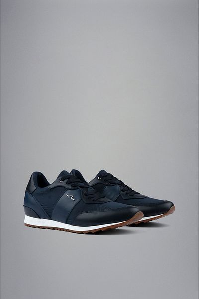 PAUL&SHARK Men's Leather Comfortable Sole Daily Use Blue Sneaker24418009-013