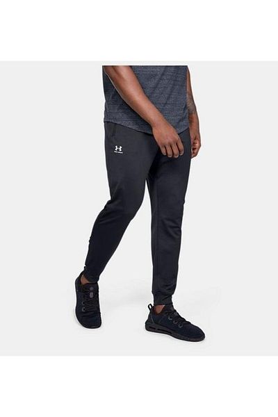 Under Armour Ανδρικό λογότυπο ελαστικό ψηλόμεσο μαύρο φούτερ με λεπτή εφαρμογή 1290261 -001
