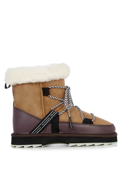EMU Leather Tan Women's Boots BLURRED