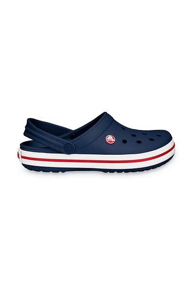 Crocs Navy Blue Unisex Crocband Edge Red