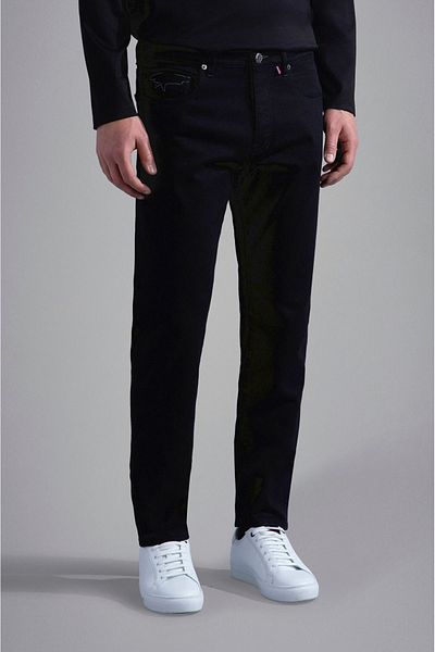 PAUL&SHARK Men's Logo 5 Pocket Denim Black Jeans13314105-011