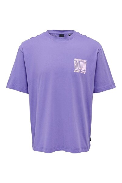 Only & Sons Pilot Rlx Summer Ss Tee Erkek Mor Tshirt 22025301-19
