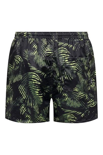 Only & Sons Ανδρικό πολύχρωμο σορτς Ted Life Swim Short Leafes Aop 22025383 -28