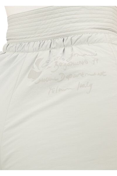 Emporio Armani Women's High Waist Woven Fabric Comfortable Daily Gray Trousers 6R2P80 2NFBZ-0700