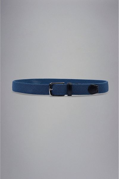 PAUL&SHARK Men's Logo Detailed Metal Buckle Adjustable Navy Belt24416004-198