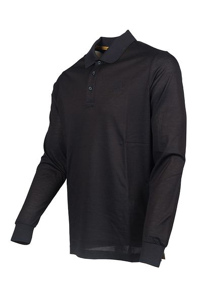 PAUL&SHARK Tricou cu gât polo pentru bărbați, cu mânecă scurtă, din bumbac, albastru bleumarin12311737A-247