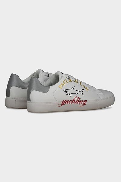 PAUL&SHARK Multicolored - Leather and Reflex Detailed Men's Shoes