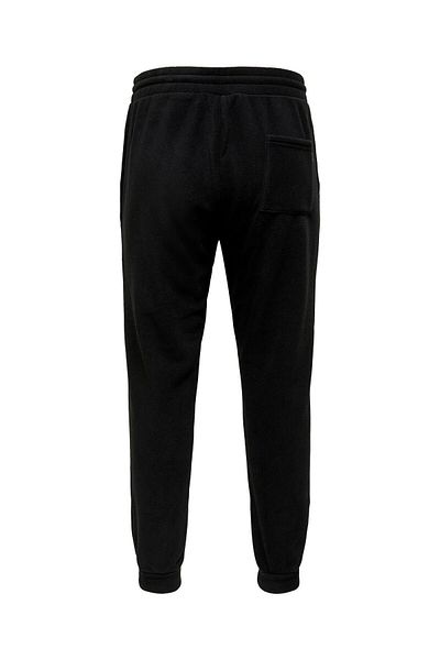 Only & Sons Ανδρικό μαύρο παντελόνι Nikolai Reg Fleece Sweatpants Vd 22022628 -02