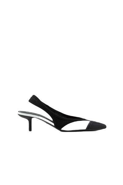 Emporio Armani Women's High Heel Comfortable Logo Black Classic Heeled Shoes X3E453 XD379-00500