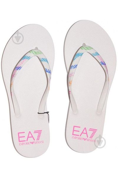 EA7 Γυναικείες Παντόφλες Λευκές Xfq003 Xk136-625