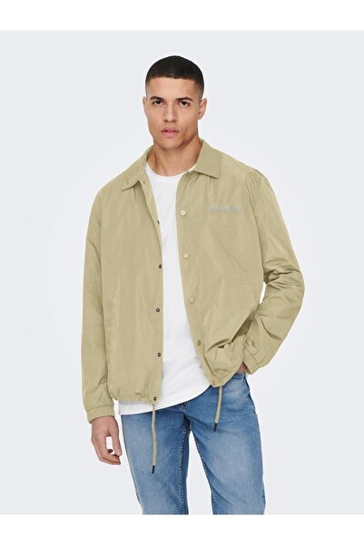 Only & Sons Major Jacket Otw Tricou bej pentru bărbați22024238-06