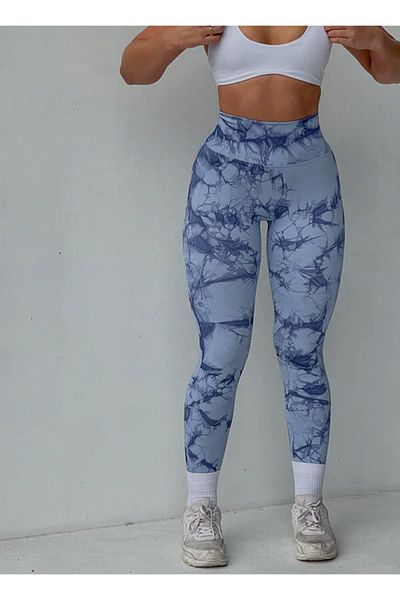 VOU Colanți cu model Push Up Tie Dye