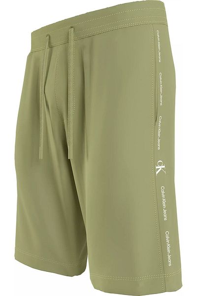 Calvin Klein Erkek Normal Kesim Cepli Pamuklu Şort Yeşil Şort J30J325129-L9N