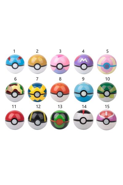 NB market Pokemon Pokeball - 4-8 cm Figured Pokemon and Poketball Set