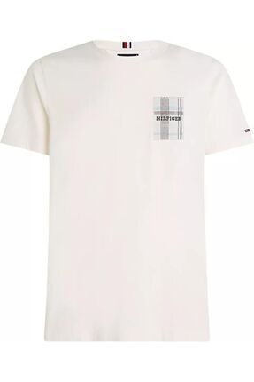 Tommy Hilfiger Erkek Dokuma Kuma K sa Kol Duz Model Beyaz T Shirt MW0MW35459 YBH Fiyat Yorumlar Trendyol